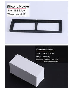 Set de Piedra de Afilar de Óxido de Aluminio de Doble Cara para Cuchillos Japoneses, Granos 400/1000/3000/6000/8000 - Product Image 6