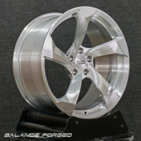 Jantes monobloc forgées sport à profil profond 18, 19, 20 pouces 5x120 5x114.3 5x112 6x139.7 pour Audi RS5 A3 A4 A5 A6 A7 A8 R8 Q8 RS6 RS7 S5 S4