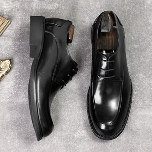 Chaussures Oxford sur mesure de grande taille, nouvellement conçues, en vente et en gros. Chaussures habillées décontractées en cuir véritable pour hommes. - Product Image 5