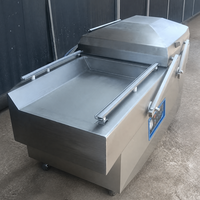 Machine d'emballage sous vide pour viande, fruits de mer, aliments cuits, légumes, céréales, fruits secs, scelleuse à double chambre pour supermarché