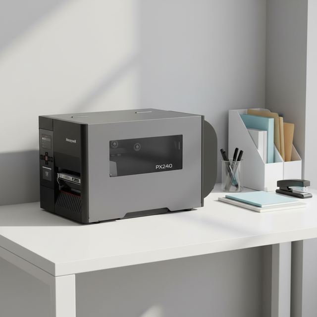 Industrial 4" Thermal Transfer Barcode Printer for Clothing Garment Honeywell Mini Office Use USB/Ethernet Interface 1-Year