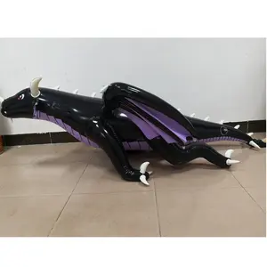 विज्ञापन के लिए Inflatable काले फ्लाइंग ड्रैगन