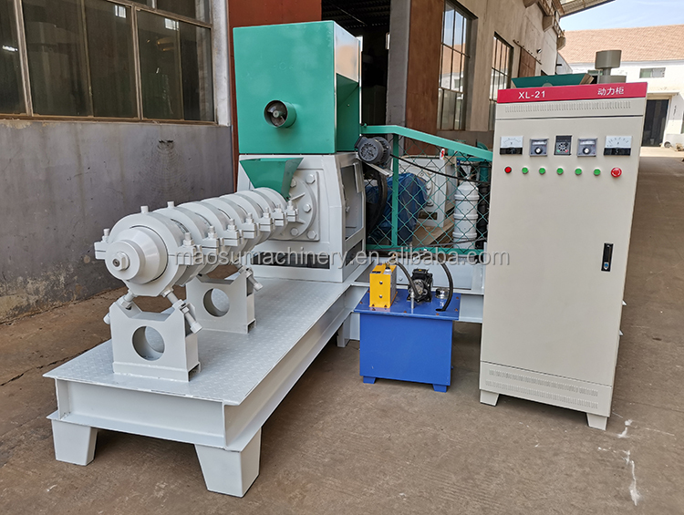 Full fat soya soybean meal extruder machine for animal pig chicken feed