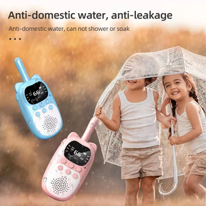 วิทยุสื่อสารสำหรับเด็ก Jumon 2 ชิ้น แบบชาร์จได้ แบตเตอรี่ 1000mAh กำลังส่ง 0.5 วัตต์ ระยะ 3 กม. เครื่องรับส่งวิทยุ อินเตอร์โฟน ของเล่นเด็ก ของขวัญวันเกิด - Product Image 6