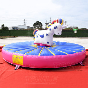 Juego Inflable <span class=keywords><strong>de</strong></span> Montar Unicornio para Niños, Juego <span class=keywords><strong>de</strong></span> Montar a Caballo <span class=keywords><strong>de</strong></span> Unicornio con Movimiento <span class=keywords><strong>de</strong></span> Empuje para Niños - Product Image 2