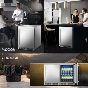 NE-357-8 Refrigerador/Congelador para Exteriores de Acero Inoxidable, con Cajón, Zona Única, Enfriador y Congelador Integrado para Bebidas - Product Image 2