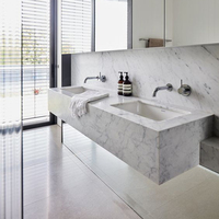 Nouveau bassin en marbre blanc naturel D & Z de Style occidental moderne et autoportant chinois de haute qualité