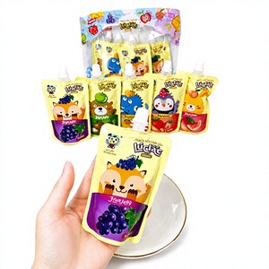Fruit Jelly Candy Sachet <b>Kids</b> Snack Multi Flavor Soft Candy Gift Pack Custom Logo - Product Image 1