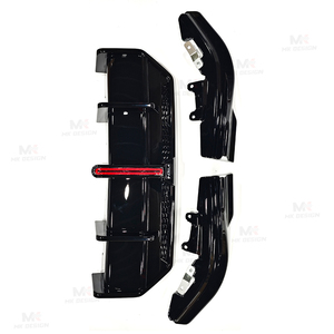 Difusor de Parachoques Trasero Estilo VTEN con Luz LED para BMW Serie 2 G42 M240i 2022+ Negro Brillante, Alerón Trasero ABS, Divisores Laterales - Product Image 4