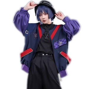 Sudadera con capucha y cremallera bordada de Tighnari de Genshin para hombre, con estampado 3D de anime, ajuste holgado, antiarrugas, para otoño - Product Image 6