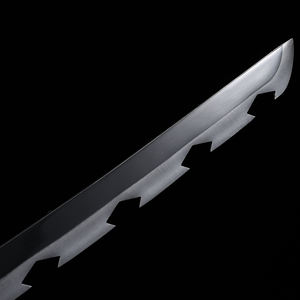 ดาบของเล่นสังหารปีศาจดาบ hashibira inosuke <span class=keywords><strong>nichirin</strong></span> ดาบคาตานะงานฝีมือดาบซามูไร104ซม. - Product Image 2