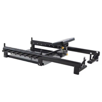 Machine à Hip Thrust Commerciale Pliable en Acier à Charge de Plaques, Entraîneur de Pont Fessier 50 kg pour Usage en Salle de Sport Unisexe