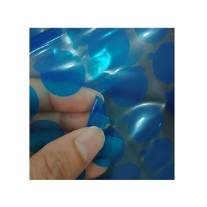 Film de protection bleu en PE pour composants électroniques, autocollants ronds adhésifs de 12mm, étiquetage antistatique et étanche - Product Image 2