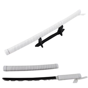 <span class=keywords><strong>Espada</strong></span> Nichirin de Metal con Diseño de <span class=keywords><strong>Inosuke</strong></span> Hashibira, Totalmente Blanca, con Funda Completamente Envuelta, para Mayores de 5 Años - Product Image 1