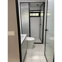 Maison conteneur extensible intelligente de 20 pieds et 40 pieds avec 3 chambres pour hôtel, maison, magasin