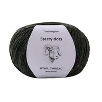 Fil de laine teinté couleur étoilée pour tricot et crochet DIY fait main, pour manteaux, pulls, écharpes, bonnets, vente en gros JC-066 Hebei