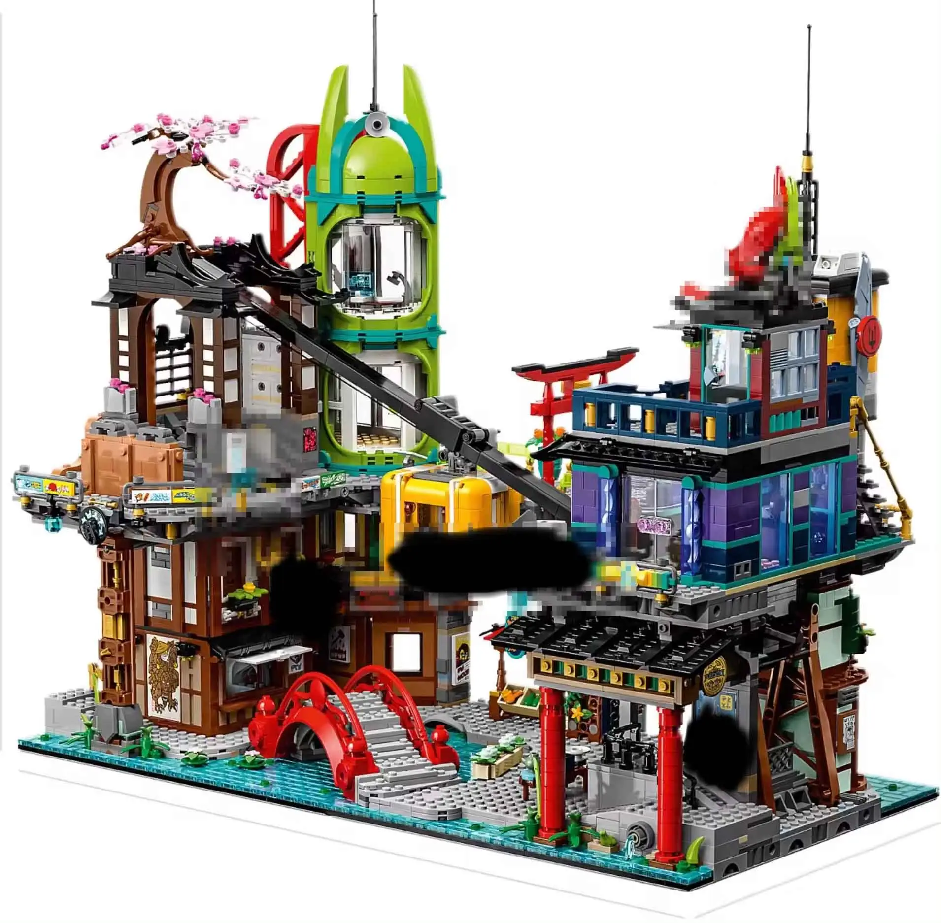 Ninjago City Markets 90050 Garden Headquarters Building Boys Dificultad Puzzle Montaje Bloques Juguetes.