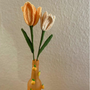 Ramo de Flores de Ganchillo de Lavanda Tejidas a Mano con Hilo de Leche, Ecológicas, Desechables, para el Día de San Valentín, Graduación, Boda, Manualidades - Product Image 2