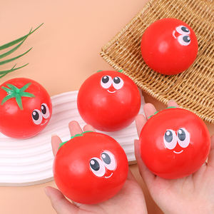 Nuevo Juguete Antiestrés de TPR con Forma de Tomate Líquido de 7.5cm para Niños y Adultos, Souvenir Creativo para Aliviar el Estrés, para Edades de 5 a 7 Años - Product Image 3