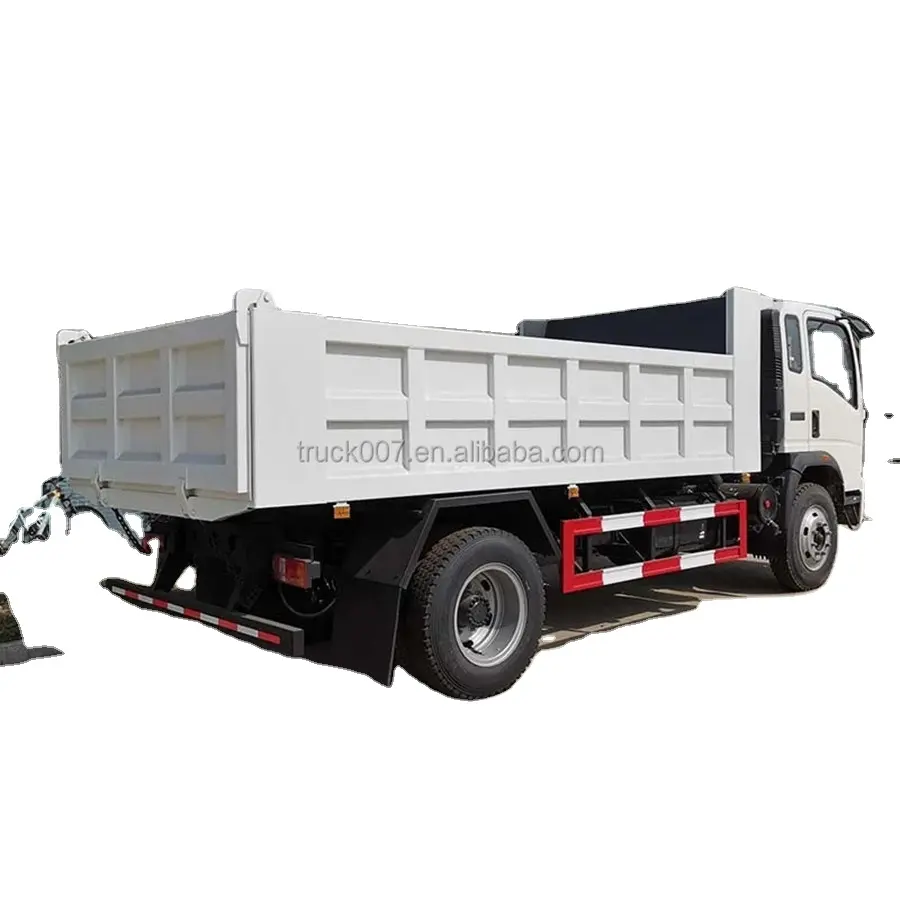 China truk sampah Dump Crew 5t 4wd, truk sampah Dump Truck Tipper Mini Terbaik 10 Ton