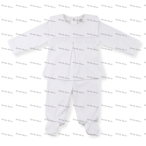 Tutina Neonato Personalizzata 100% Cotone con Colletto alla Marinara, Pagliaccetto a Maniche Lunghe per Neonato, Tutina Intera per Neonato - Product Image 6