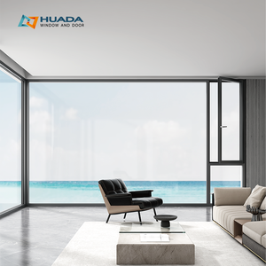 Huada Slim Khung Cửa Sổ Toàn Cảnh Nami/Nfrc Chứng Nhận Thiết Kế Mới Cố Định Xem Đầy Đủ Nghiêng Và Lần Lượt Cửa Sổ Cho Phòng Khách Ban Công - Product Image 2