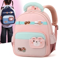 Sacs d'école pour garçons et filles de maternelle, sacs à dos ergonomiques pour enfants d'âge préscolaire, couleur unie, mignons, tendance, pour les enfants de 3 à 12 ans