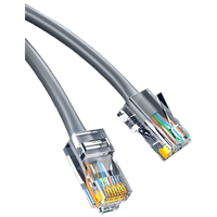 Câble Ethernet CAT6A SFTP 10G 300m Boîte-23AWG Cuivre sans oxygène Gaine LSZH Gris 8 conducteurs pour POE/Centre de données