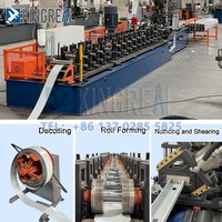 Máquina perfiladora de perfiles de metal para paneles de yeso CD UD CW UW de 1-5/8", 2-1/2", 3-5/8" con impresión de logotipo en línea