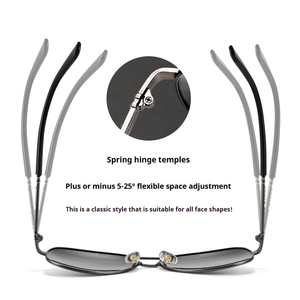 <span class=keywords><strong>Gafas</strong></span> <span class=keywords><strong>de</strong></span> Sol Deportivas <span class=keywords><strong>Polarizadas</strong></span> TAC con Marco Metálico <span class=keywords><strong>de</strong></span> Calidad, Protección UV400, Fotocromáticas para Conducir <span class=keywords><strong>de</strong></span> Día y <span class=keywords><strong>de</strong></span> Noche, Diseño <span class=keywords><strong>de</strong></span> Doble Puente Tipo Piloto para Hombre - Product Image 4