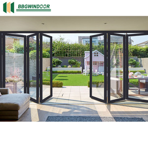 Lukliving Heavy Duty <strong>Best</strong> View Glass <strong>Bifold</strong> <strong>Doors</strong> <strong>Exterior</strong> Accordion <strong>Doors</strong> <strong>Exterior</strong> <strong>Door</strong> - Product Image 2
