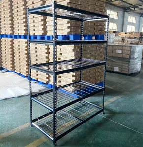 5 Layer <b>Adjustable</b> Anti-Rust Steel Metal Shelving Storage Rack with Corrosion and Powder Coated <b>Shelves</b> - Product Image 6
