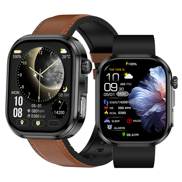 New GE52 Smart Watch with Call Function ECG Heart Rate Blood Pressure Sleep Health Monitoring Sports Fitness Tracker Smartwatch
