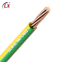 Câble électrique de construction LX Wholesale, 2,5 mm, âme en cuivre massif, 1 conducteur, isolation PVC H07V-R, pour câblage domestique
