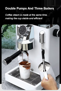 Commerciale italiano semi-automatico macchina per caffè Espresso 3100W Kahve Makinesi per esterni auto RV Hotel uso ufficio macchina per il caffè per - Product Image 6