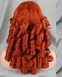 Super Double Drawn Funmi Bouncy Curls Virgin Human Hair Egg Curl Human Hair factory wholesale top quality
