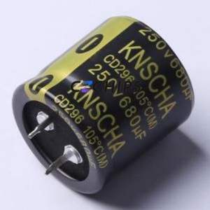 Condensador Electrolítico de Aluminio CD296680UF250V174 de Montaje a Presión (THT), Componente de Orificio Pasante, D30xL30mm 680uF 20% 250V 10mm - Product Image 1