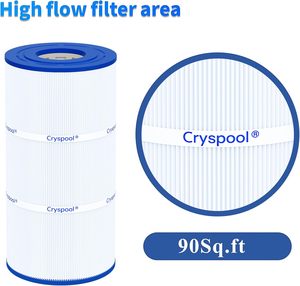 Filtro Cryspool Compatible con Hayward C900, CX900RE, C-8409, FC-1292, 90 Pies Cuadrados Cartucho <span class=keywords><strong>de</strong></span> Filtro para Piscina, 1 Unidad, Compatible con OEM - Product Image 6
