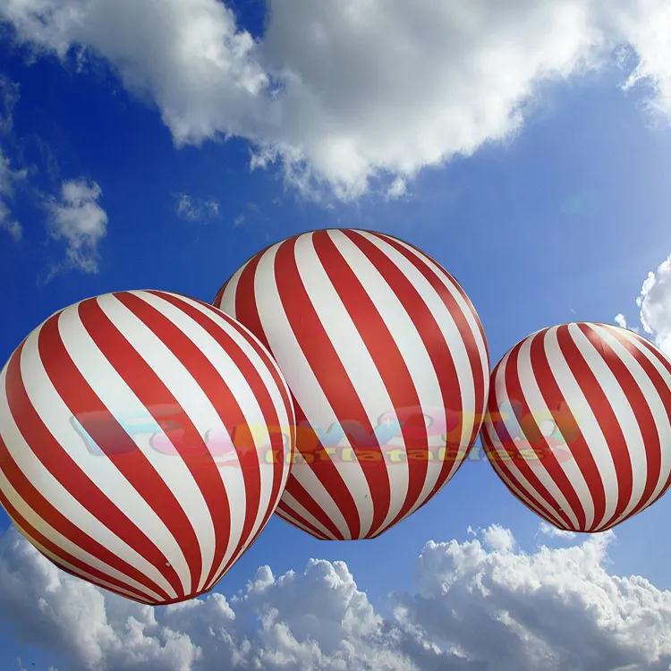 Özel inflables de publicidad reklam ekipmanları dome led şişme gezegen balon dekorasyon için