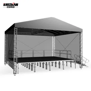 Goedkope aluminium anti slip multiplex stadium van concert apparatuur