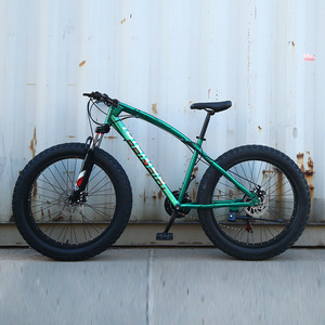 Bicicletta Ibrida da Montagna con Freni a Disco e Pneumatici Larghi, 21 Velocità, Telaio in Acciaio al Carbonio, Forcella Ammortizzata per Adulti, Prezzo di Fabbrica Cinese - Product Image 2