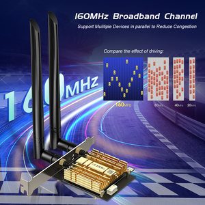 Card WiFi EDUP AX210 PCIE Bluetooth5.2, Card Mạng 6GHz/5GHz/2.4GHz, Bộ Điều Hợp WiFi Ba Băng Tần - Product Image 6