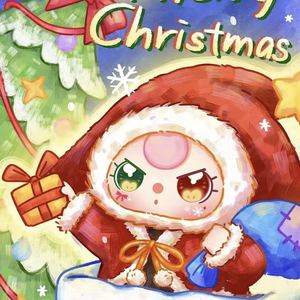 Bébé trois toutes <span class=keywords><strong>les</strong></span> séries noël 400% joyeux noël série Kawaii poupées moelleux jouets boîte mystère modè<span class=keywords><strong>les</strong></span> mignons fille cadeau d'anniversaire - Product Image 2