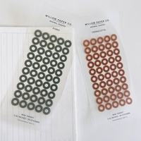 Feuilles autocollantes fonctionnelles transparentes et imperméables personnalisées pour la planification hebdomadaire et mensuelle