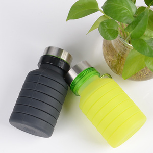 Botella de Agua de Silicona de 550 ml, Taza de Silicona Suave Mejorada, Resistente a Caídas, Taza de Agua de Silicona para Viaje - Product Image 1