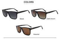 Lunettes de soleil unisexes tendance avec verres polarisés – Nouveauté pour la conduite, le cyclisme et les activités de plein air – Style classique