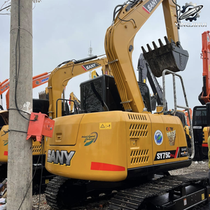 SANY 75 Excavatrice sur chenilles d'occasion, marque chinoise d'origine, 7,5 tonnes, petite taille, excavatrice sur chenilles d'occasion - Product Image 6
