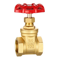 High Quality 1/2-4 Internal Thread Brass Gate Valve Used for Corrosion-resistant Brass Gate Valves in Water HVAC/piping Systems