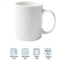 Tasse à café en céramique à impression personnalisée de sublimation de 11oz tasse blanche avec revêtement par sublimation