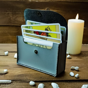 Pochette portable en cuir PU pour cartes de tarot, étui premium pour cartes d'oracle, étui pour cartes à jouer - Product Image 4